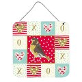 Carolines Treasures 6 x 6 in. Spanish Canary Love Wall or Door Hanging Prints CK5508DS66